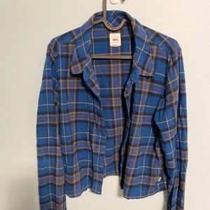 VANS plaid button up shirt